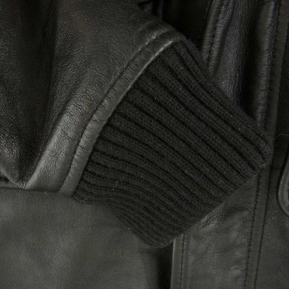 AVIREX アヴィレックス 6101030 Leather Jacket レザー ジャケット ブラック系 L【中古】