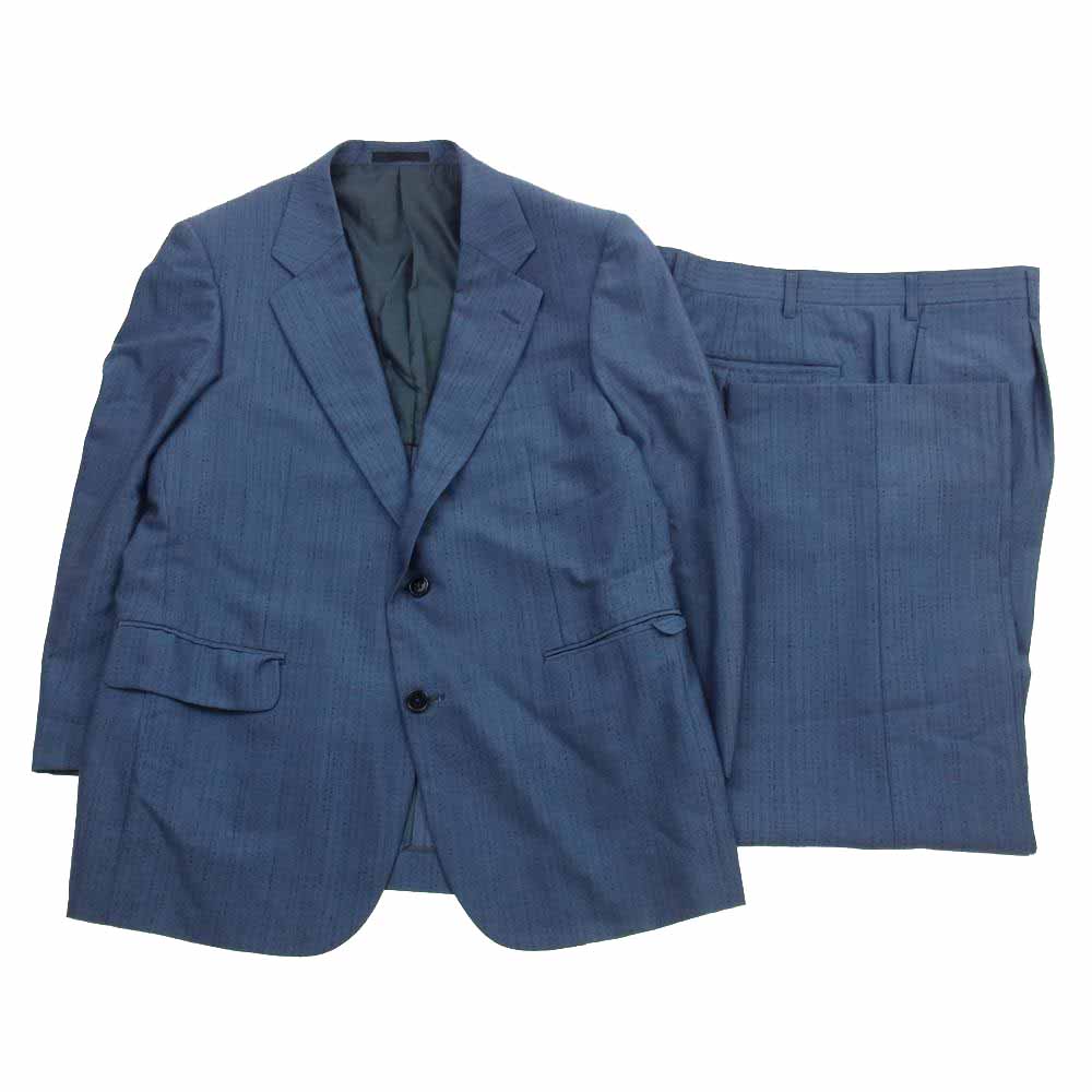 バーバリーズ テーラードジャケット パンツ スーツ セットアップ ネーム有 ブルー系【中古】