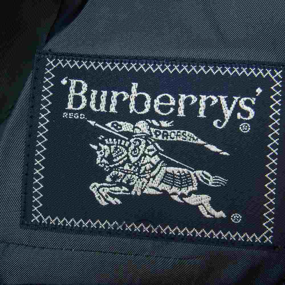 バーバリーズ テーラードジャケット パンツ スーツ セットアップ ネーム有 ブルー系【中古】