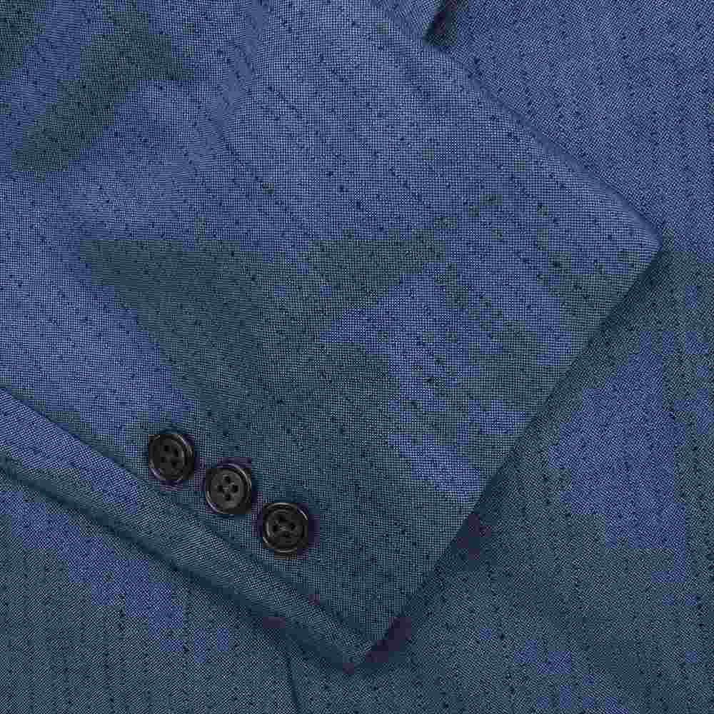 バーバリーズ テーラードジャケット パンツ スーツ セットアップ ネーム有 ブルー系【中古】