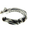 CHROME HEARTS クロムハーツ（原本無） HOOP SCROOL 1 スクロール フープ ピアス シルバー系【中古】
