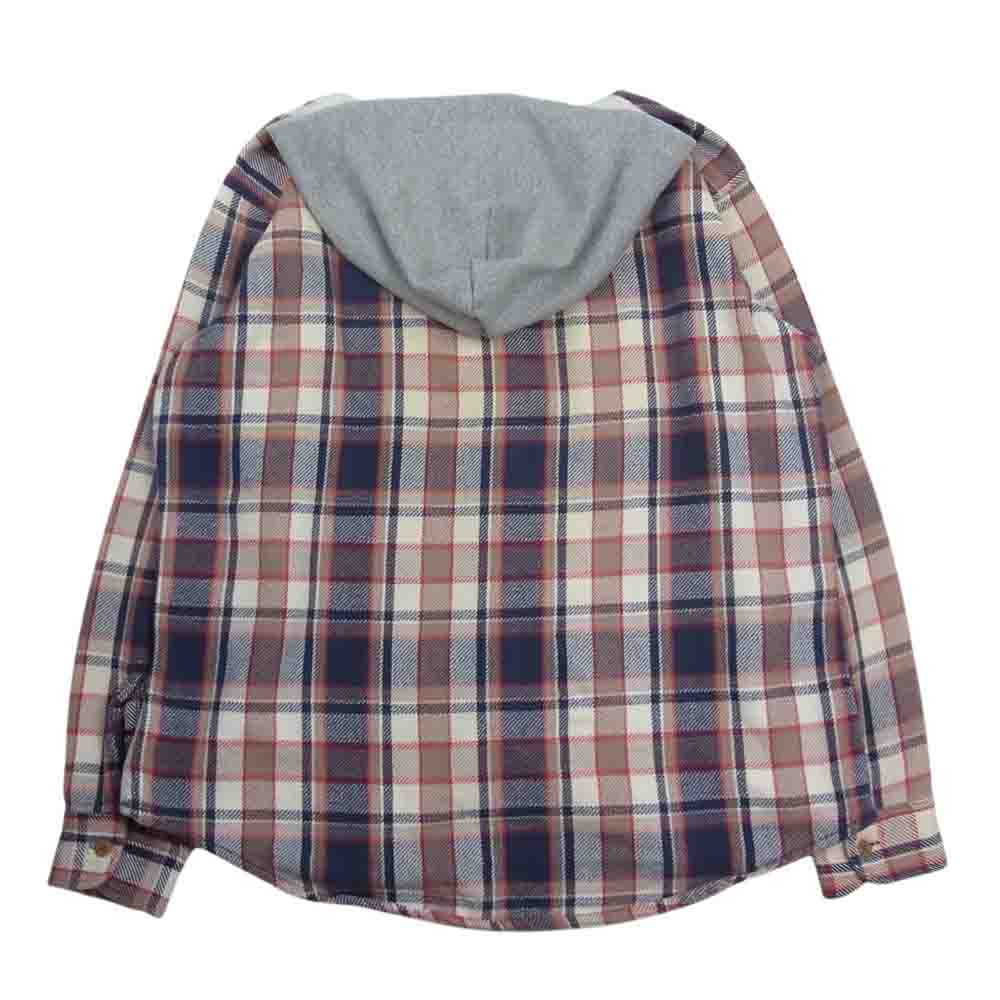 STANDARD CALIFORNIA スタンダードカリフォルニア 23SS × BIGMAC HAND LIGHT × SD Vintage BIGMAC Hoodie Flannel Shirt Limited ビックマック ハンドライト フランネル フーディー 長袖 シャツ マルチカラー系 L【新古品】【未使用】【中古】