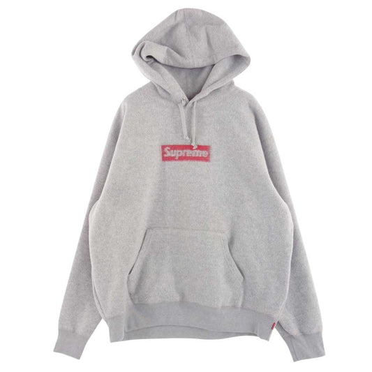 Supreme シュプリーム 23SS Inside Out Box Logo Hooded Sweatshirt インサイドアウト ボックスロゴ フーデッド スウェトパーカー グレー系 M【新古品】【未使用】【中古】