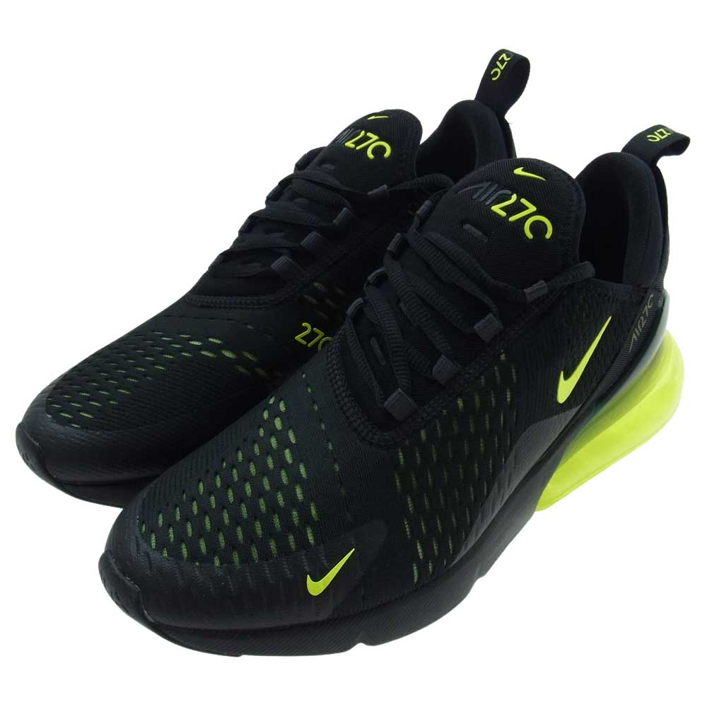 NIKE ナイキ AH8050-017 AIR MAX 270 エアマックス270 スニーカー ブラック系 イエロー系 27.0cm【美品】【中古】