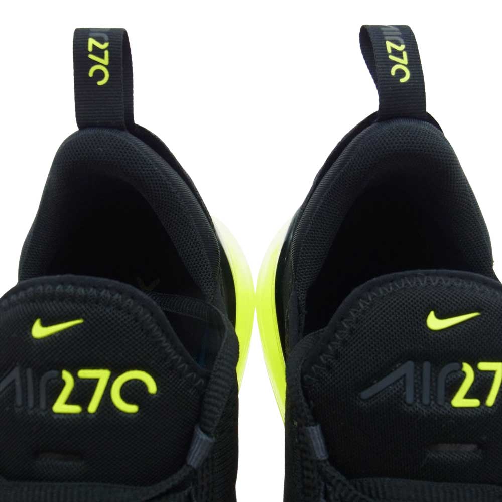 NIKE ナイキ AH8050-017 AIR MAX 270 エアマックス270 スニーカー ブラック系 イエロー系 27.0cm【美品】【中古】