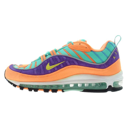 NIKE ナイキ 924462-800 AIR MAX 98 QS Cone & Tour Yellow エアマックス コーンアンドツアーイエロー スニーカー マルチカラー系 27.0ｃｍ【美品】【中古】