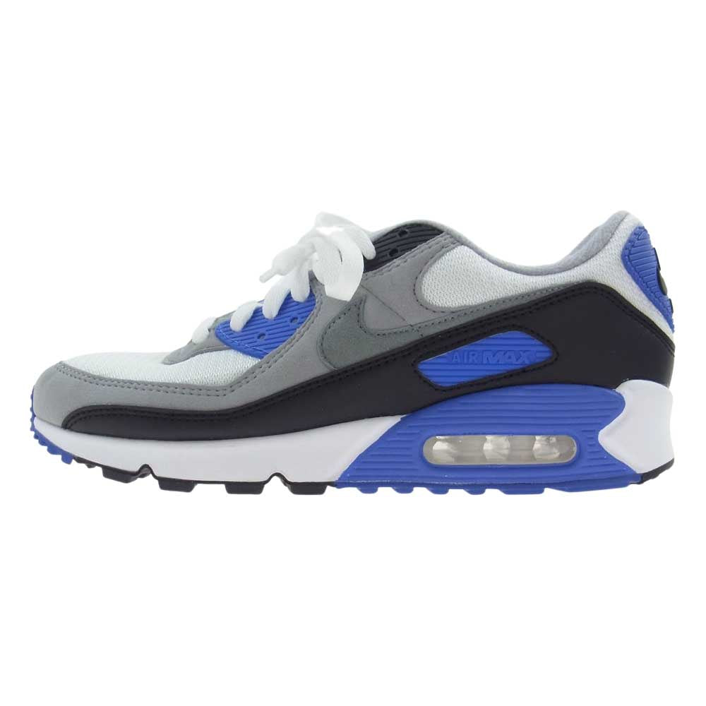 NIKE ナイキ CD0881-102 AIR MAX 90 "HYPER ROYAL/PARTICLE GREY" エアマックス ハイパーロイヤル パーティクルグレー ブルー系 ホワイト系 グレー系 27.0ｃｍ【極上美品】【中古】