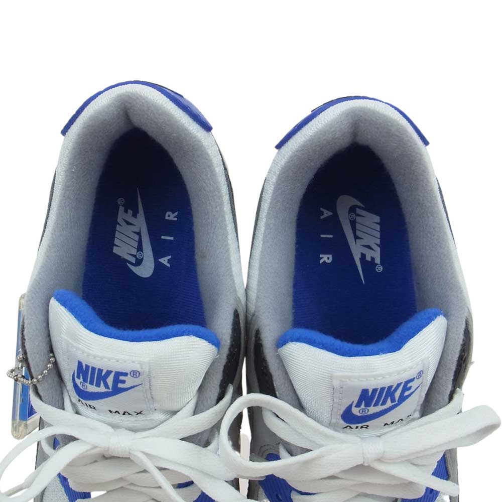 NIKE ナイキ CD0881-102 AIR MAX 90 "HYPER ROYAL/PARTICLE GREY" エアマックス ハイパーロイヤル パーティクルグレー ブルー系 ホワイト系 グレー系 27.0ｃｍ【極上美品】【中古】