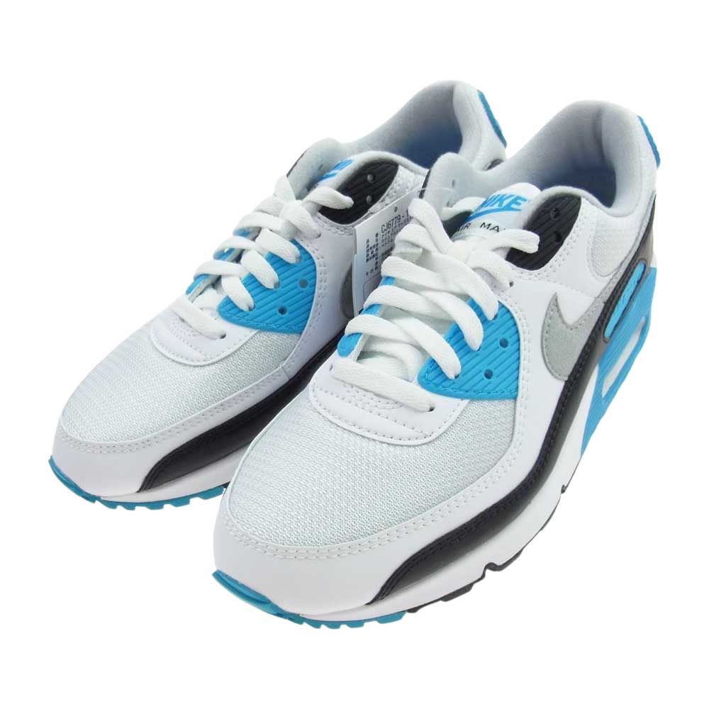 NIKE ナイキ CJ6779-100 AIR MAX 3 OG LASER BLUE エアマックス レーサーブルー スニーカー ホワイト系 ライトブルー系 27.5cm【新古品】【未使用】【中古】