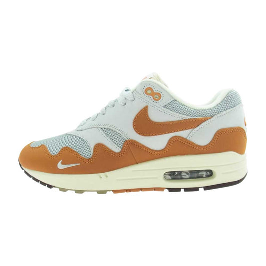 NIKE ナイキ DH1348-001 AIR MAX 1 PATTA THE WAVE" MONARCH パタ エアマックス ザウェーブ モナーク スニーカー オレンジ系 グレー系 オフホワイト系 27.0cm【新古品】【未使用】【中古】