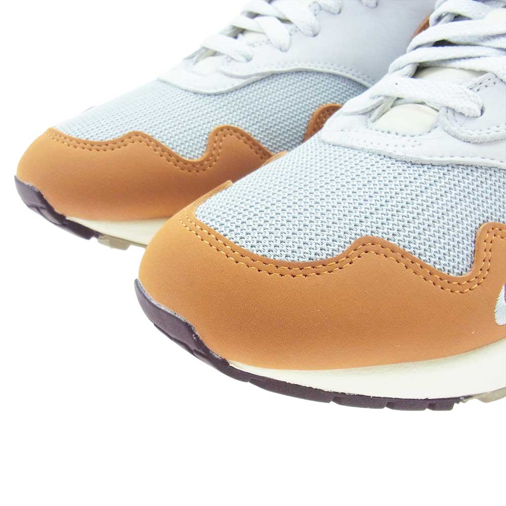 NIKE ナイキ DH1348-001 AIR MAX 1 PATTA THE WAVE" MONARCH パタ エアマックス ザウェーブ モナーク スニーカー オレンジ系 グレー系 オフホワイト系 27.0cm【新古品】【未使用】【中古】