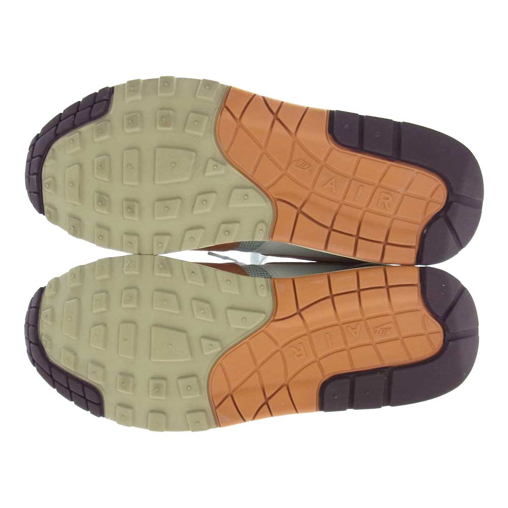 NIKE ナイキ DH1348-001 AIR MAX 1 PATTA THE WAVE" MONARCH パタ エアマックス ザウェーブ モナーク スニーカー オレンジ系 グレー系 オフホワイト系 27.0cm【新古品】【未使用】【中古】