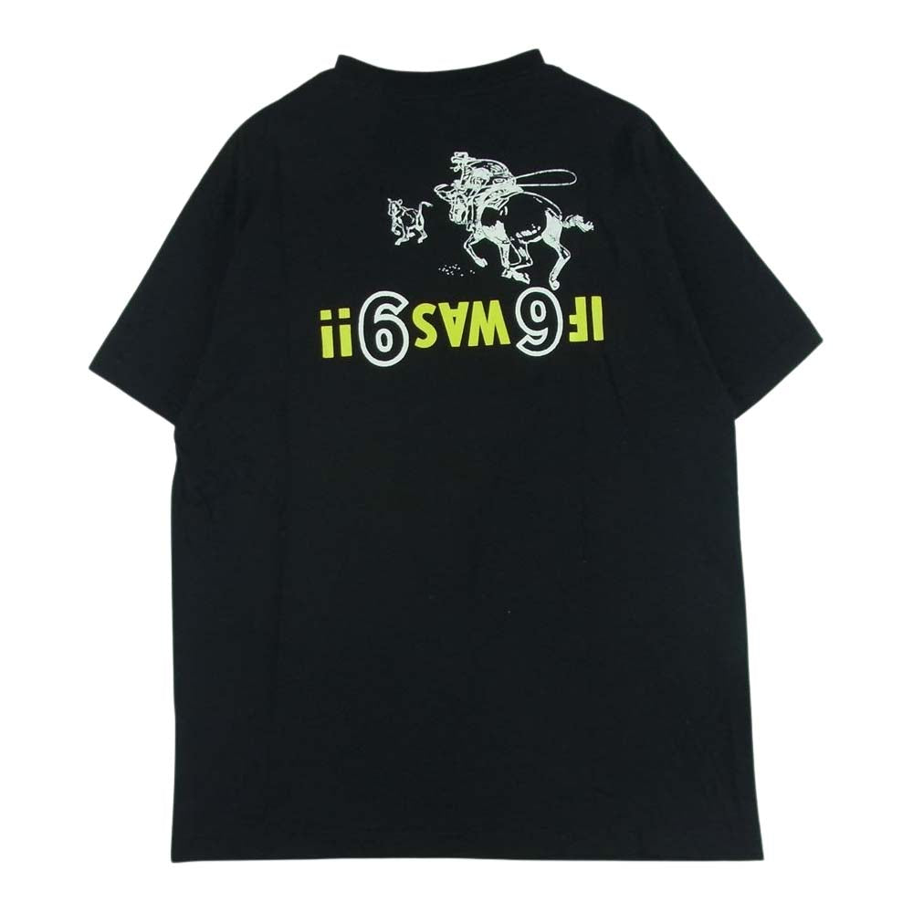 TENDERLOIN テンダーロイン TEE RH ロゴ プリント 半袖 Tシャツ コットン ニカラグア製 ブラック系 M【中古】