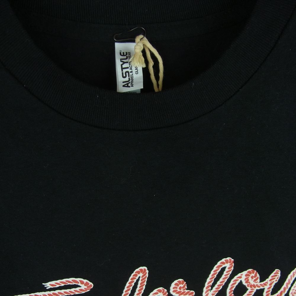 TENDERLOIN テンダーロイン TEE RH ロゴ プリント 半袖 Tシャツ コットン ニカラグア製 ブラック系 M【中古】