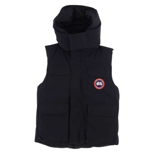 CANADA GOOSE カナダグース 3339JMD 国内正規品 グリフィンタグ HUDSON ハドソン ダウン ベスト ネイビー ネイビー系 S【中古】
