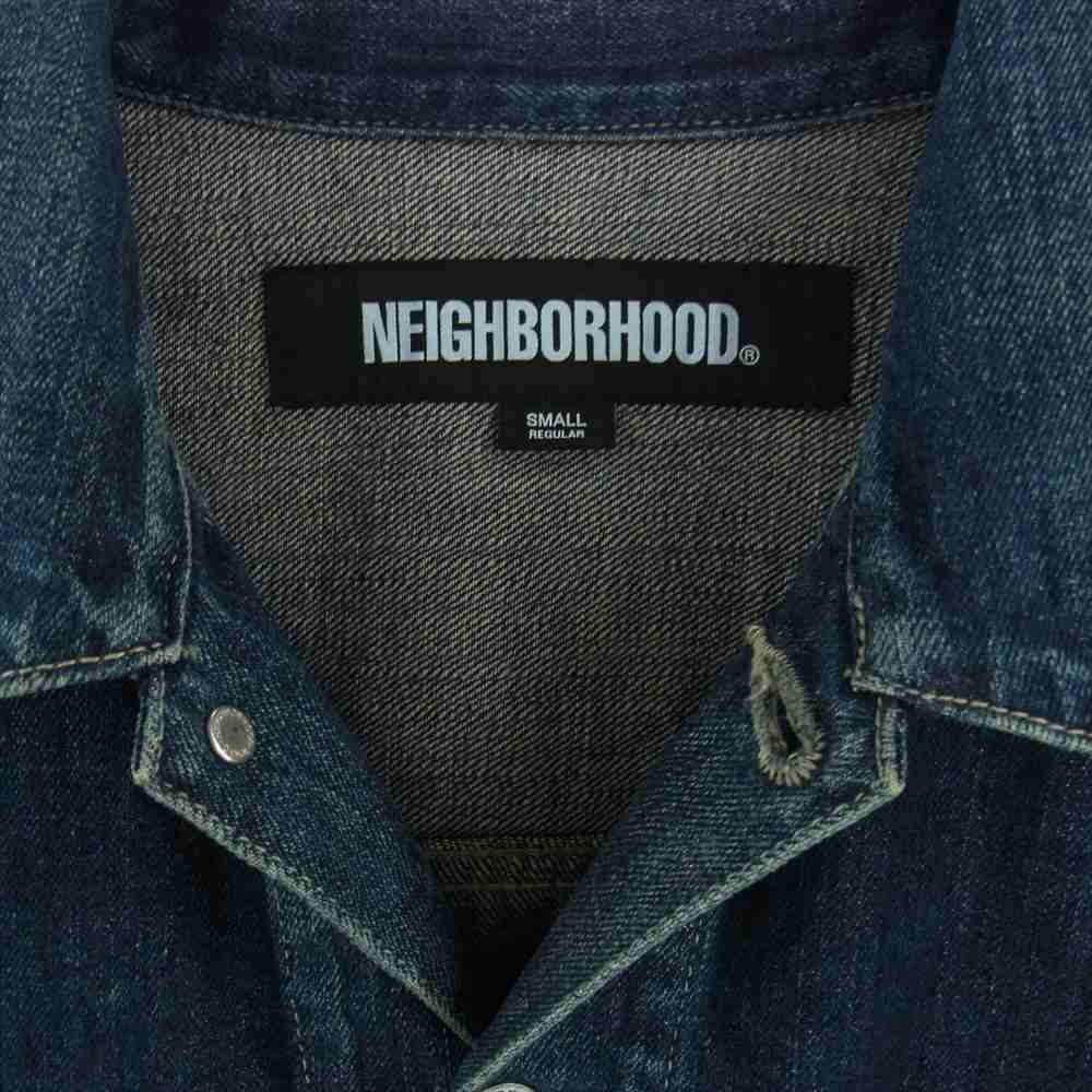 NEIGHBORHOOD ネイバーフッド 231XBNH-JKM02 WASHED DENIM TYPE-4 JACKET ウォッシュド デニム 4th ジャケット インディゴブルー系 S【新古品】【未使用】【中古】