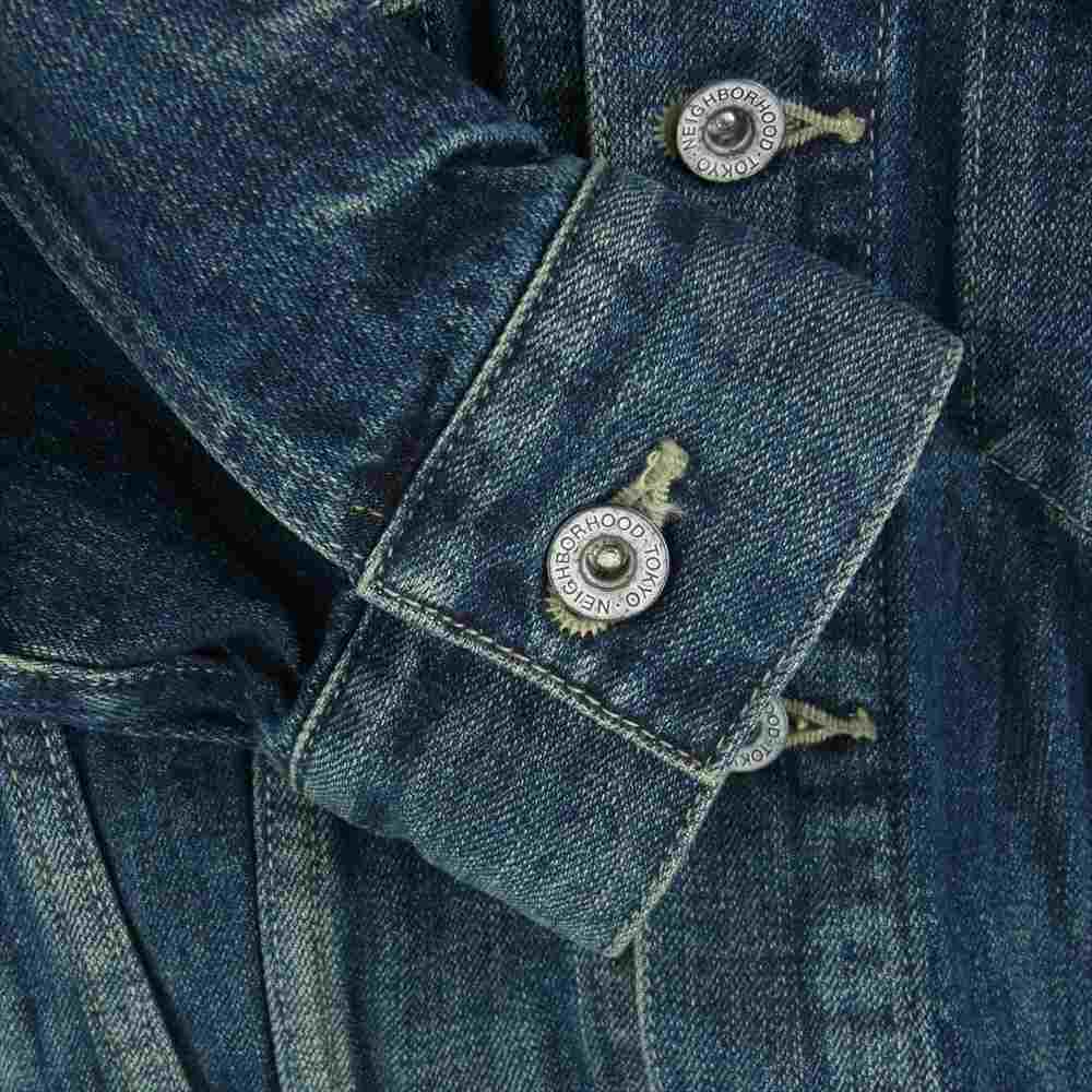 NEIGHBORHOOD ネイバーフッド 231XBNH-JKM02 WASHED DENIM TYPE-4 JACKET ウォッシュド デニム 4th ジャケット インディゴブルー系 S【新古品】【未使用】【中古】