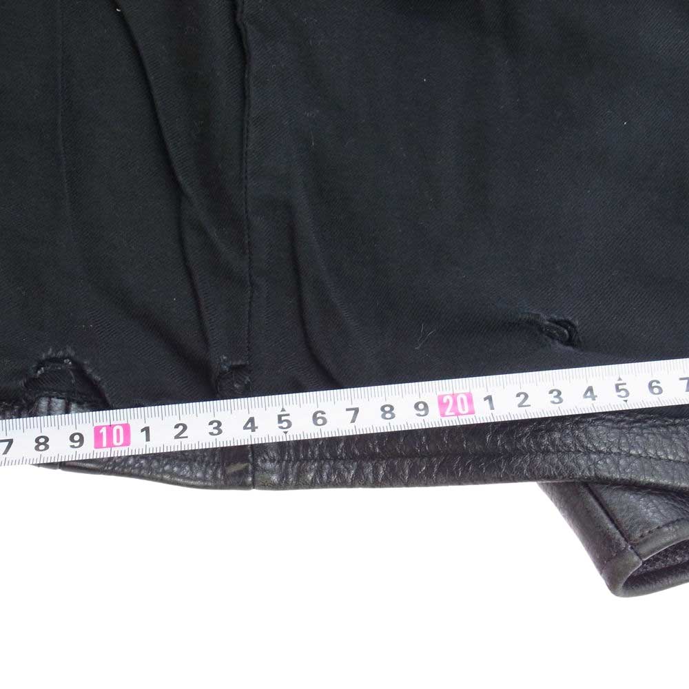 Eddie Bauer エディー・バウアー レザー ブルゾン ジャケット ブラック系 S【中古】