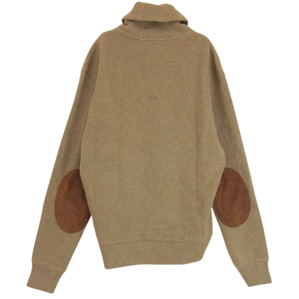 POLO RALPH LAUREN ポロ・ラルフローレン ショールカラー プルオーバー スウェット ブラウン系 XS【中古】