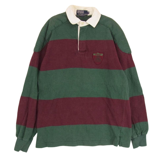 POLO RALPH LAUREN ポロ・ラルフローレン ラガー シャツ グリーン系 M【中古】