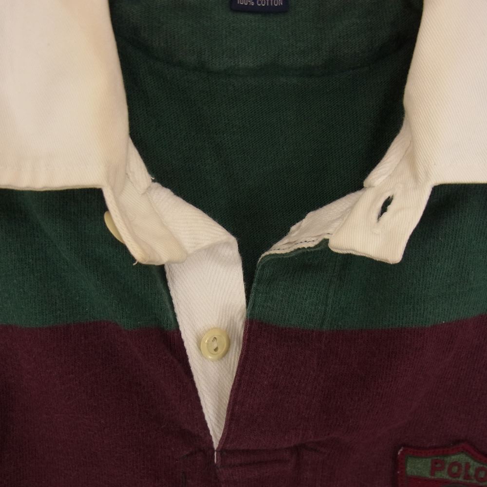 POLO RALPH LAUREN ポロ・ラルフローレン ラガー シャツ グリーン系 M【中古】