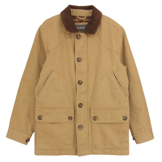 Eddie Bauer エディー・バウアー コットンダック ワーク ジャケット ブラウン系 XS【中古】