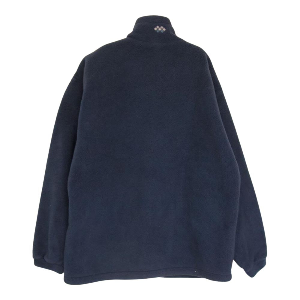 mont-bell モンベル ポーラテック クリマプラス フリース ハーフジップ プルオーバー ジャケット ネイビー系 M【中古】