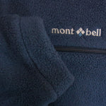 mont-bell モンベル ポーラテック クリマプラス フリース ハーフジップ プルオーバー ジャケット ネイビー系 M【中古】