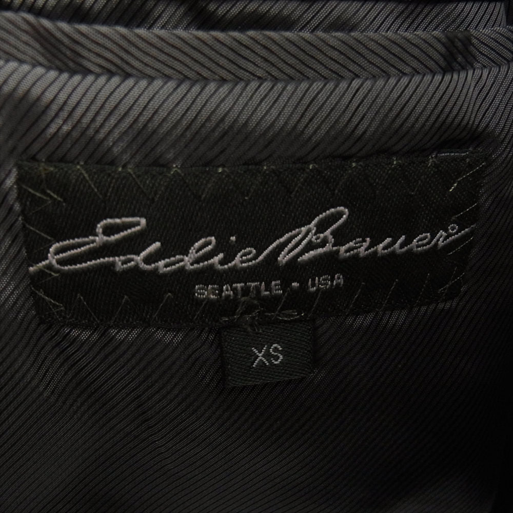Eddie Bauer エディー・バウアー ハリスツイード くるみボタン テーラード ジャケット グレー系 XS【中古】