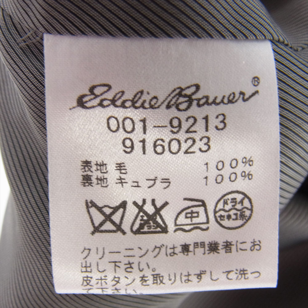 Eddie Bauer エディー・バウアー ハリスツイード くるみボタン テーラード ジャケット グレー系 XS【中古】