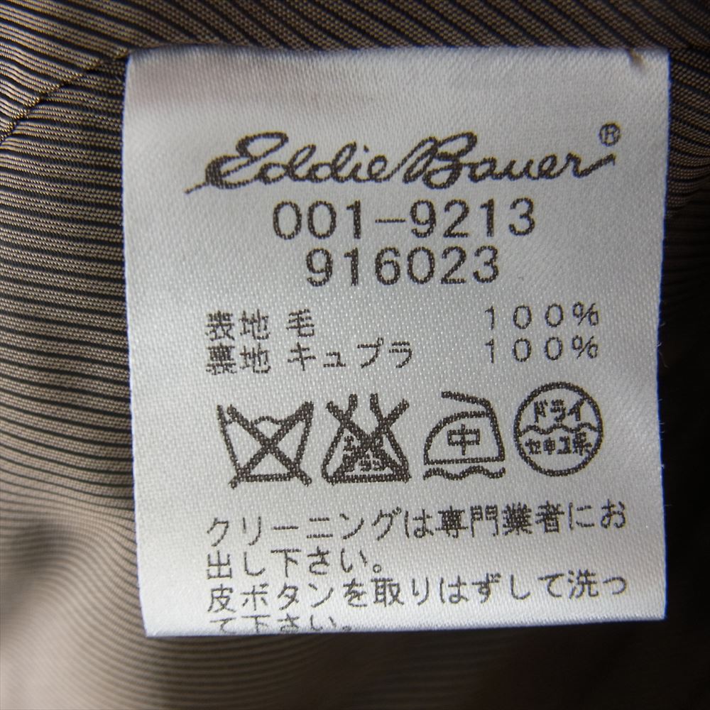Eddie Bauer エディー・バウアー ハリスツイード くるみボタン テーラード ジャケット ブラウン系 カーキ系 XS【中古】