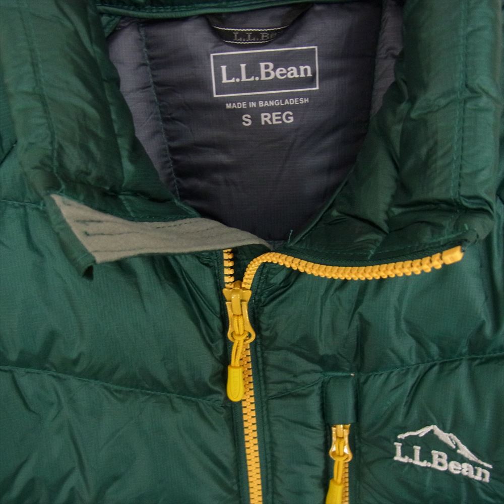 L.L.Bean エルエルビーン 507205 ウルトラライト 850フィルパワー ダウン ジャケット グリーン系 S【中古】