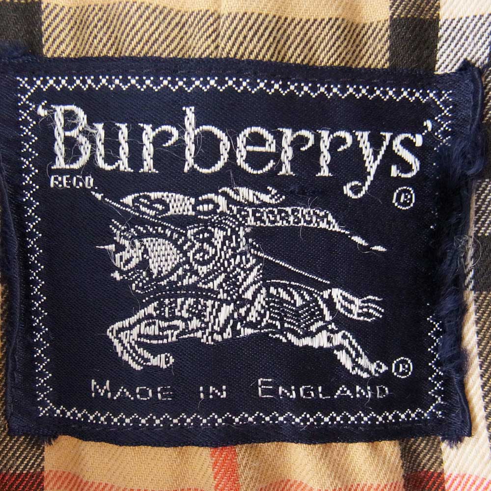 BURBERRY バーバリー 英国製 ステンカラー コート 裏地ノバチェック バルマカーンコート ベージュ ベージュ系 サイズ表記無【中古】