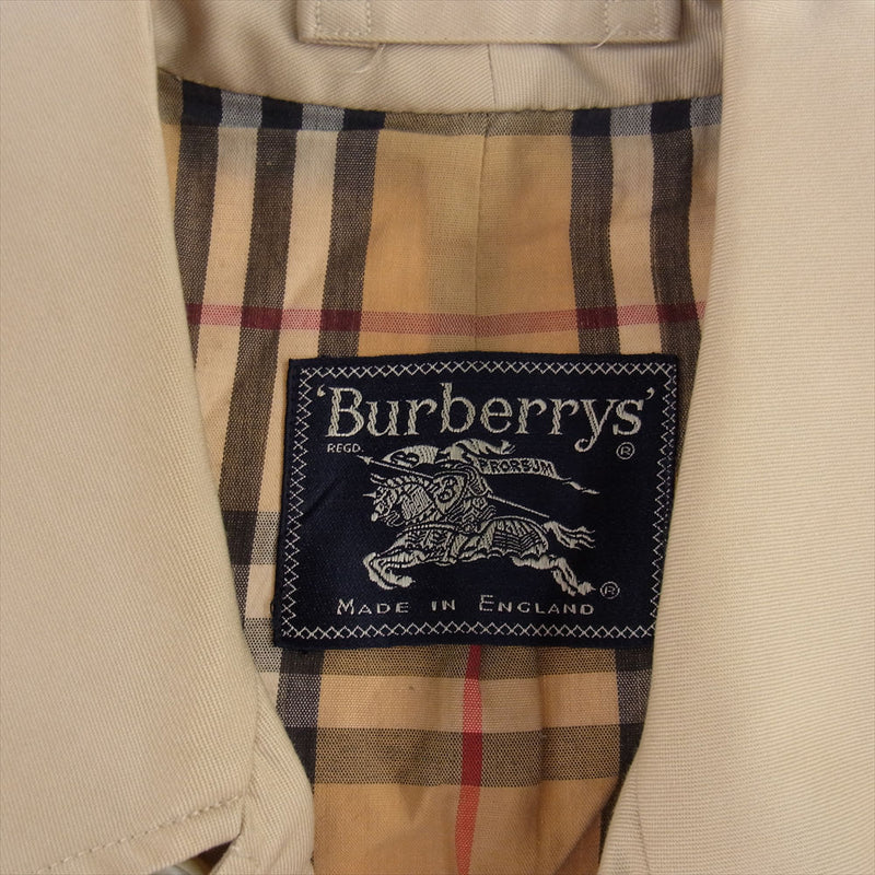 Burberrys' made in Englandステンカラーコート 玉虫