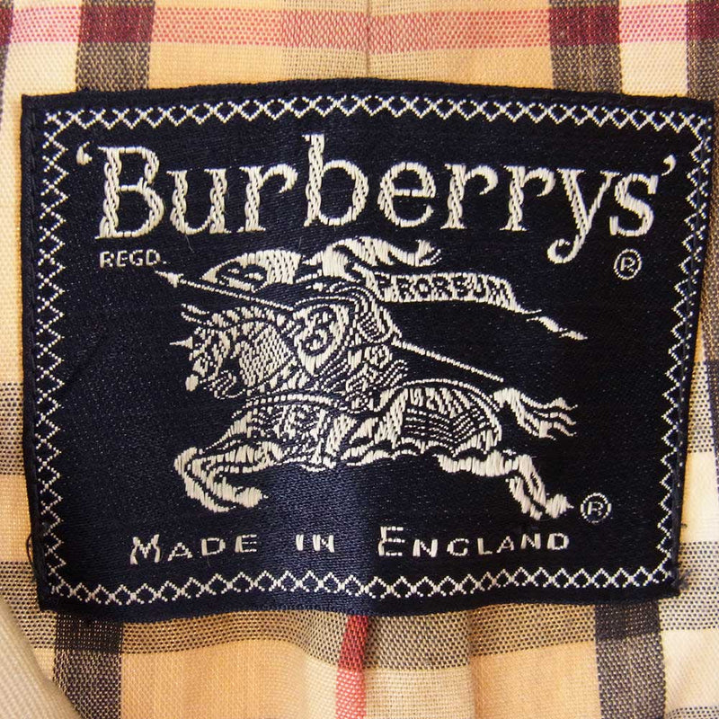 BURBERRY バーバリー 英国製 ステンカラー コート 裏地ノバチェック