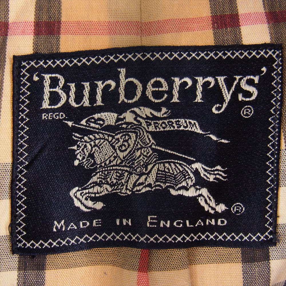 BURBERRY バーバリー 英国製 ステンカラー コート 裏地ノバチェック バルマカーンコート ベージュ系 サイズ表記無【中古】