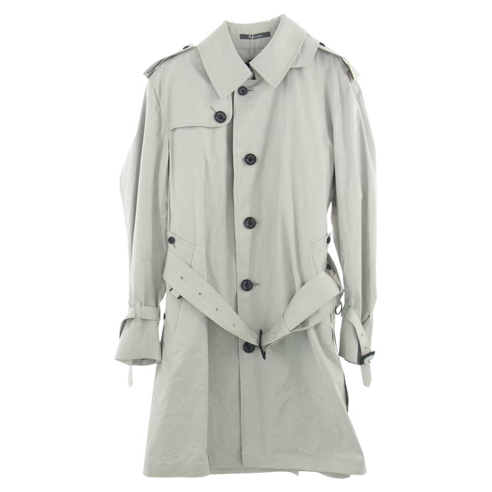Aquascutum アクアスキュータム 日本製 撥水加工 トレンチコート ベージュ系 34【中古】