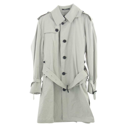 Aquascutum アクアスキュータム 日本製 撥水加工 トレンチコート ベージュ系 34【中古】