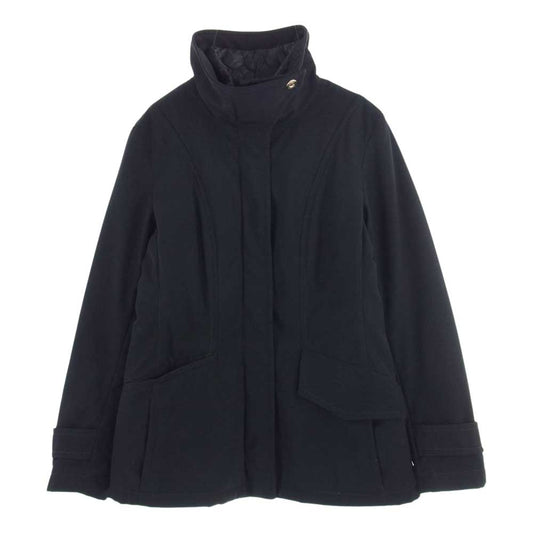 Herno ヘルノ Taglia 着脱可能襟キルティングライナー付属 中綿 スタンドカラー ジャケット ブラック系 42【中古】