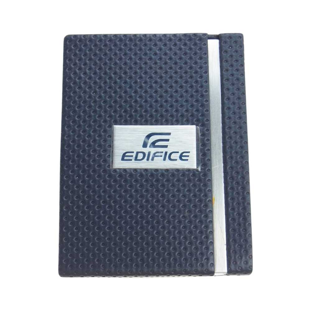 CASIO カシオ EQW-550 × EDIFICE エディフィス EQW-550D-1AJF タフソーラー 電波 時計 ブラック系 シルバー系【中古】