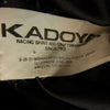 KADOYA カドヤ ショルダー エルボーパッド 付 シングル ライダース ジャケット 牛革  ブラック系 XL LL【中古】