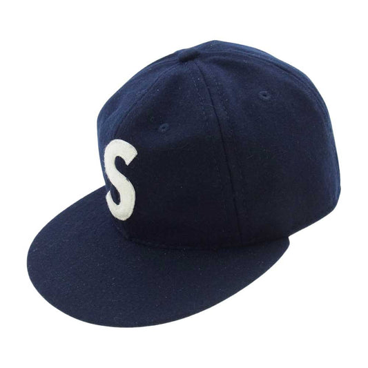 Supreme シュプリーム 23SS ebbets s logo fitted 6-panel エベッツ キャップ ネイビー系 グリーン系 7.5【新古品】【未使用】【中古】