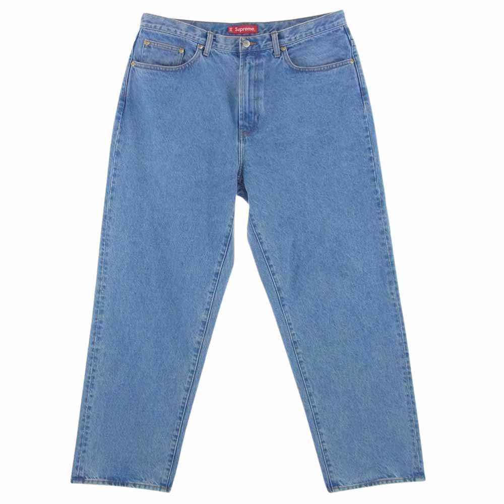 Supreme シュプリーム 22AW Baggy Jean バギー ジーンズ デニム パンツ ライトブルー系 34【中古】