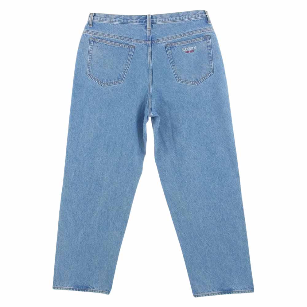 Supreme シュプリーム 22AW Baggy Jean バギー ジーンズ デニム パンツ ライトブルー系 34【中古】