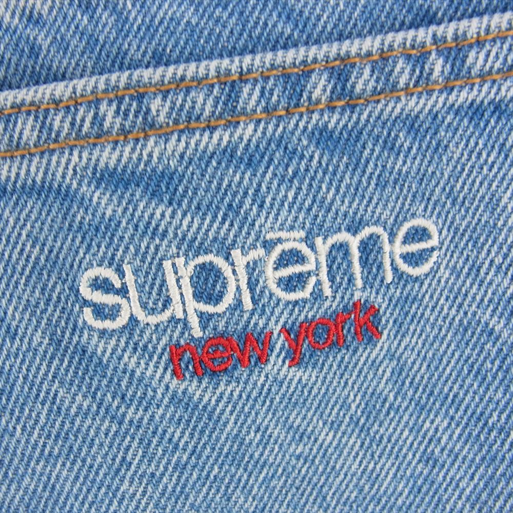 Supreme シュプリーム 22AW Baggy Jean バギー ジーンズ デニム パンツ ライトブルー系 34【中古】