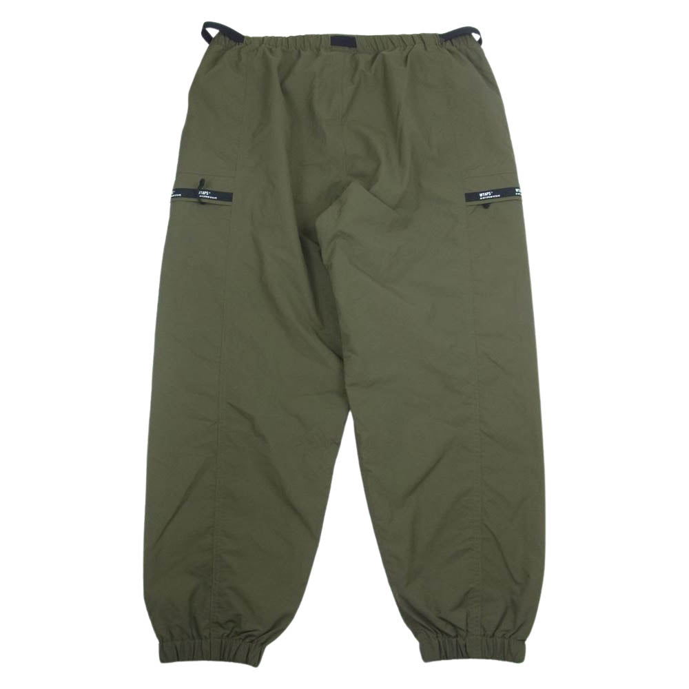 WTAPS ダブルタップス 22SS 221BRDT-PTM02 TRACKS TROUSERS NYLON TUSSAH トラウザー カーゴ パンツ カーキ カーキ系 3【中古】