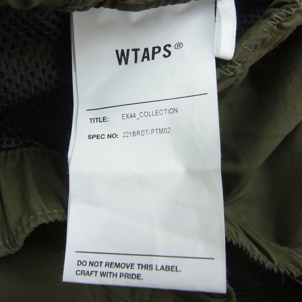 WTAPS ダブルタップス 22SS 221BRDT-PTM02 TRACKS TROUSERS NYLON TUSSAH トラウザー カーゴ パンツ カーキ カーキ系 3【中古】