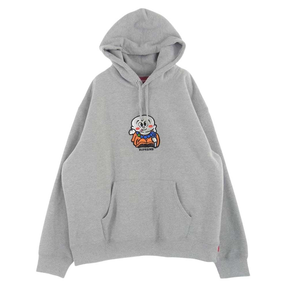 Supreme シュプリーム 23SS AOI Buddha Hooded Sweatshirt アオイ ブッダ フーディー スウェット パーカー グレー系 L【新古品】【未使用】【中古】