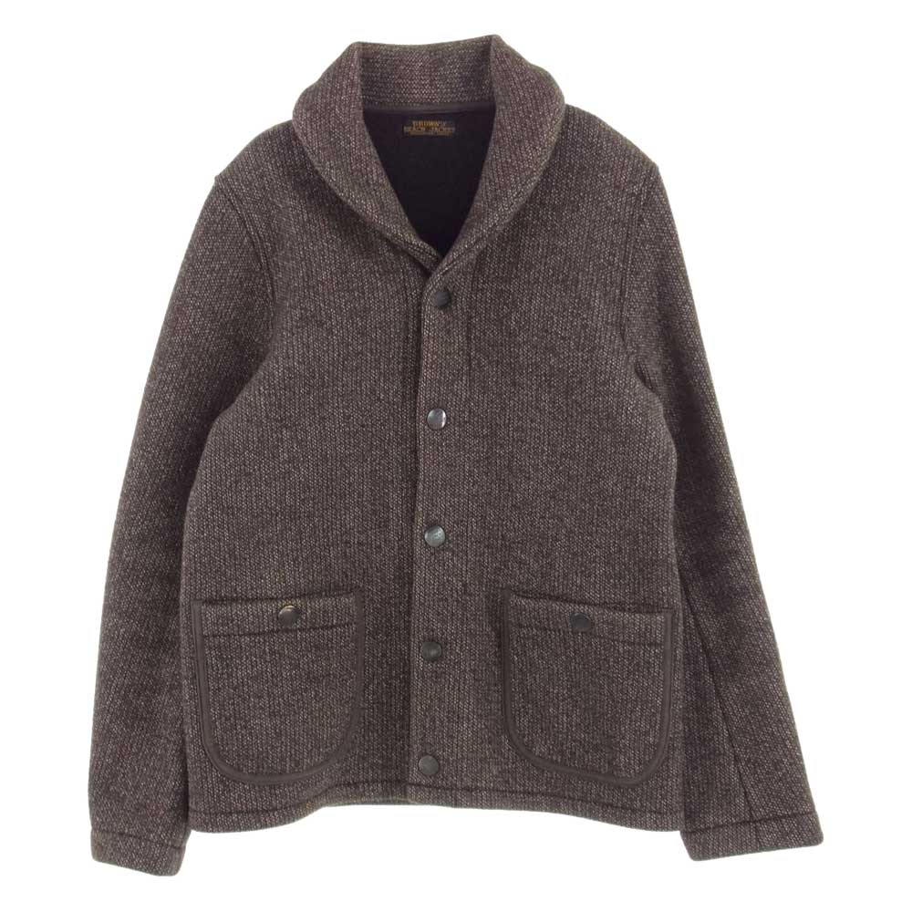 BROWNS'S BEACH ブラウンズビーチ BBJ2-006 FULLCOUNT フルカウント SHAWL COLLAR JACKET  ブラウンズビーチ ショールカラー ジャケット  ブラウン系 40【中古】