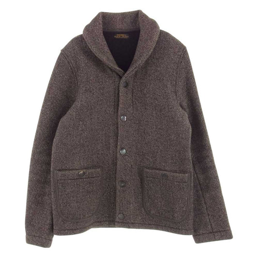 BROWNS'S BEACH ブラウンズビーチ BBJ2-006 FULLCOUNT フルカウント SHAWL COLLAR JACKET  ブラウンズビーチ ショールカラー ジャケット  ブラウン系 40【中古】